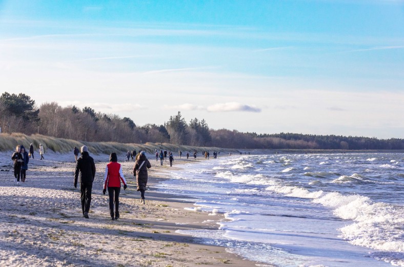 Ferienwohnung Ostseeblick Wnterspaziergang